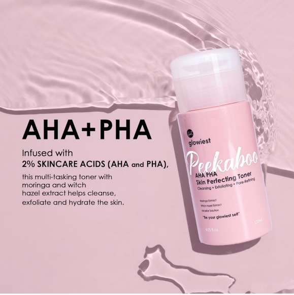 Glowiest Peekaboo Toner cleansing + exfoliating + pore-refining 4.05oz - Picture 1 of 9